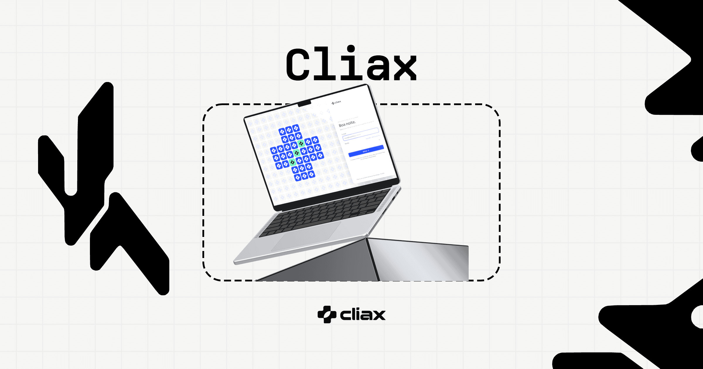 Capa do projeto Cliax, Gestão para Clínicas